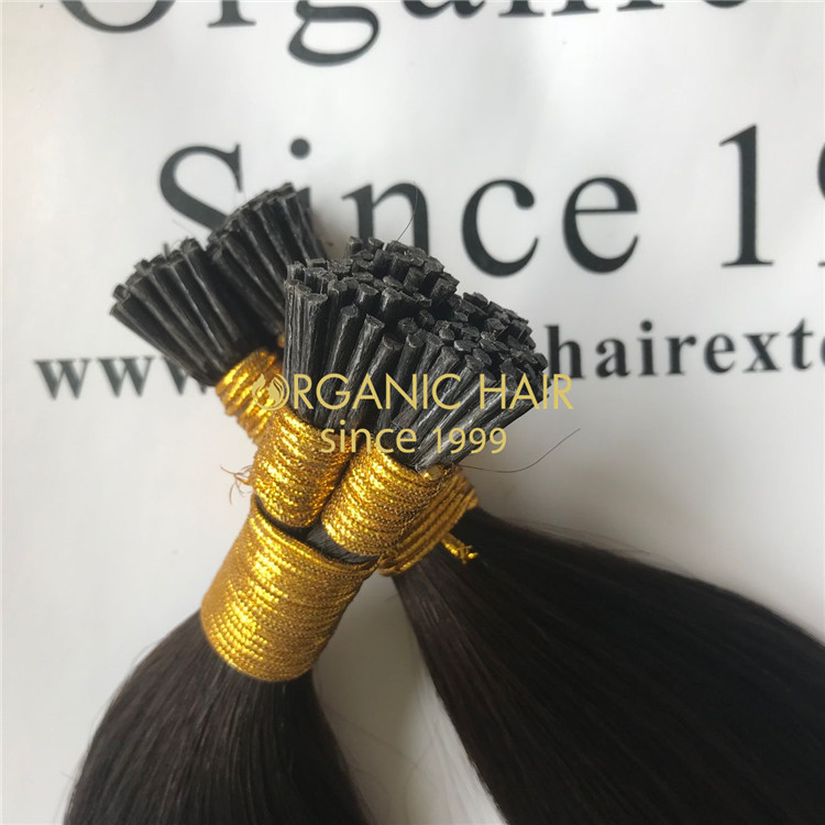 Keratin hair itip extensions balayage color X78
